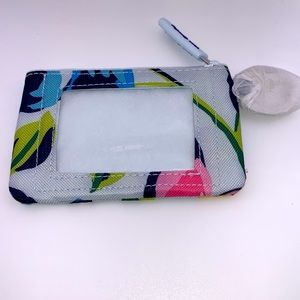 Vera Bradley Lighten Up Zip ID Case in Marian Floral
